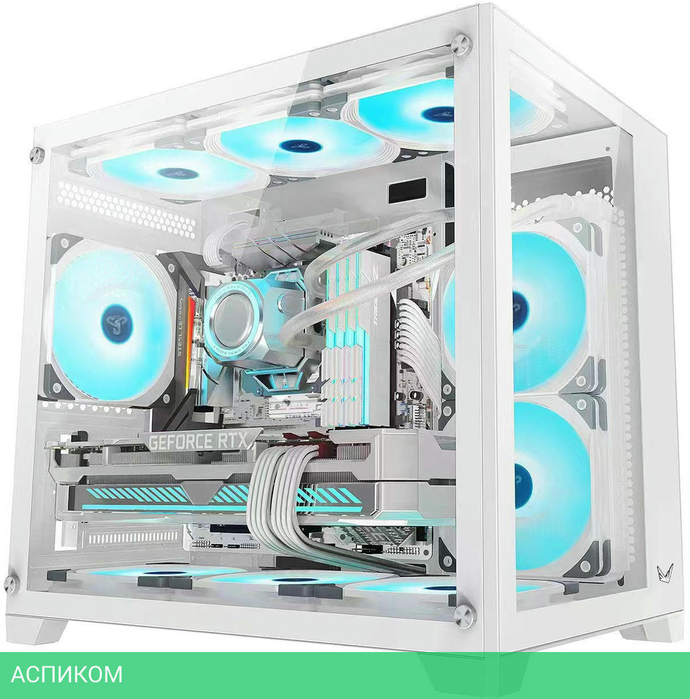 Корпус Formula Crystal Z5 TG без БП белый