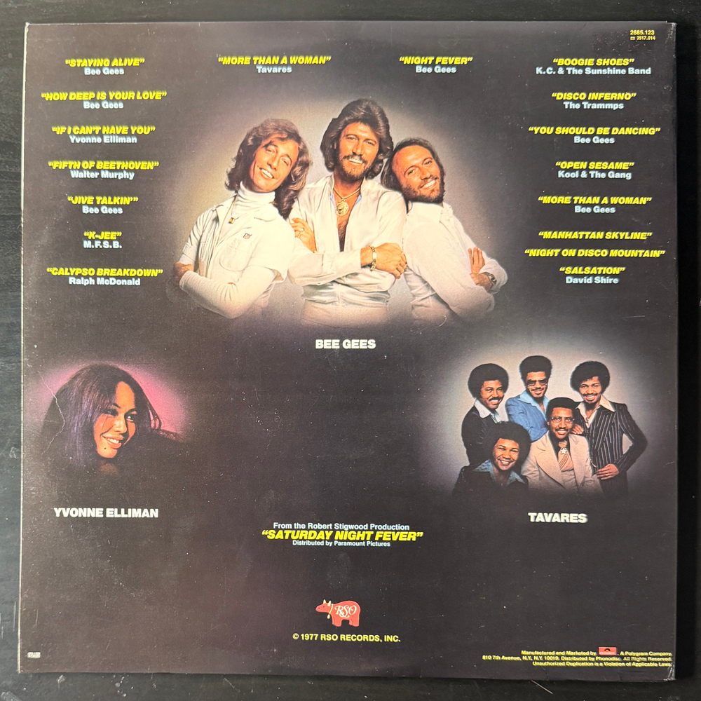 Saturday Night Fever - The Original Movie Sound Track 2LP (Скандинавия 1978г.)