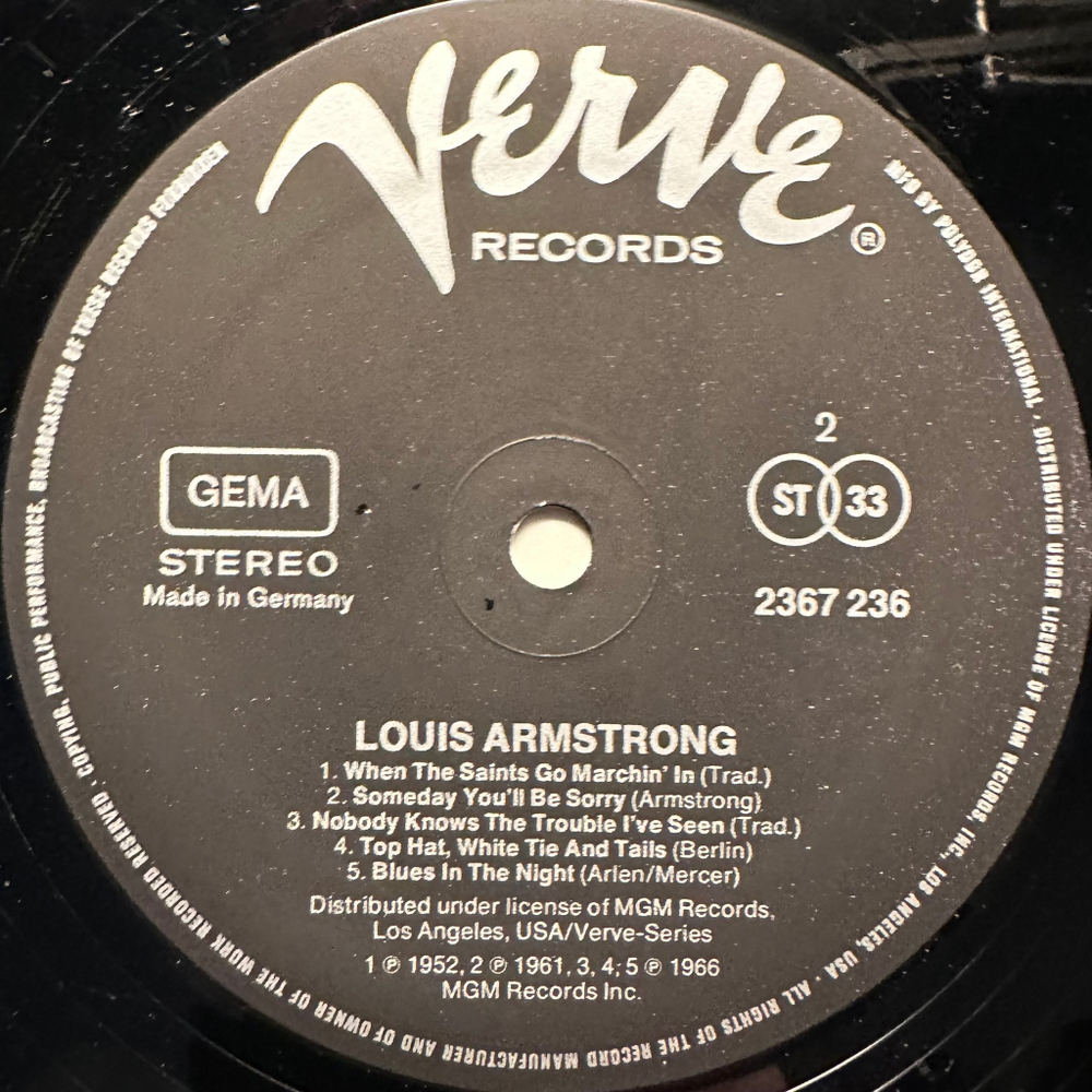 Louis Armstrong - Louis Armstrong (Германия)