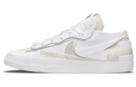 Кроссовки Sacai X Nike Blazer Low "White Patent Leather"