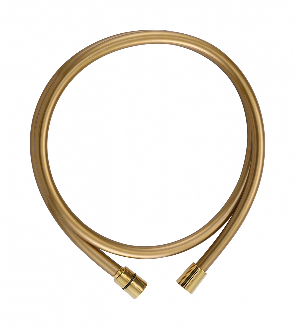 Шланг для душа в силиконовой оплётке 1500 мм WONZON & WOGHAND, Темное золото (WW-995203-DG)