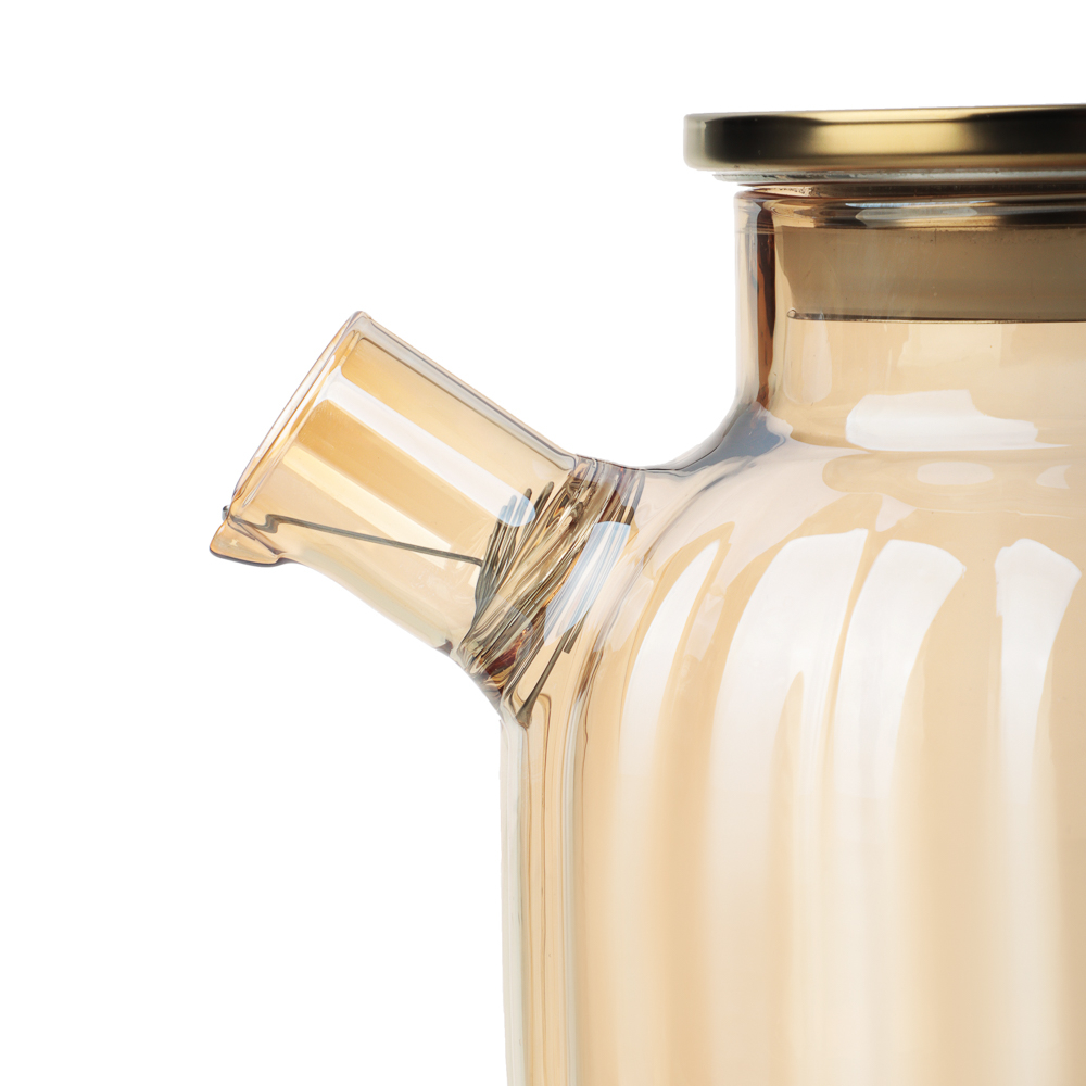 SATOSHI Кантри Чайник заварочный 1000мл, стекло, нерж.сталь