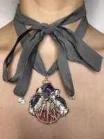 Подвеска Reglow Lab SlkD-Pnd-8Silk Dark Шелковая лента