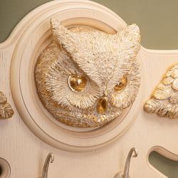 Вешалка настенная Bubo Айвори Антик Слоновая Кость