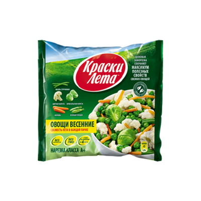 Овощи весенние 400гр (1х20) КраскиЛета