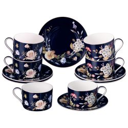 ЧАЙНЫЙ НАБОР LEFARD "КОБАЛЬТ" НА 6 ПЕР. 12 ПР. 190 МЛ (КОР=6НАБ.)