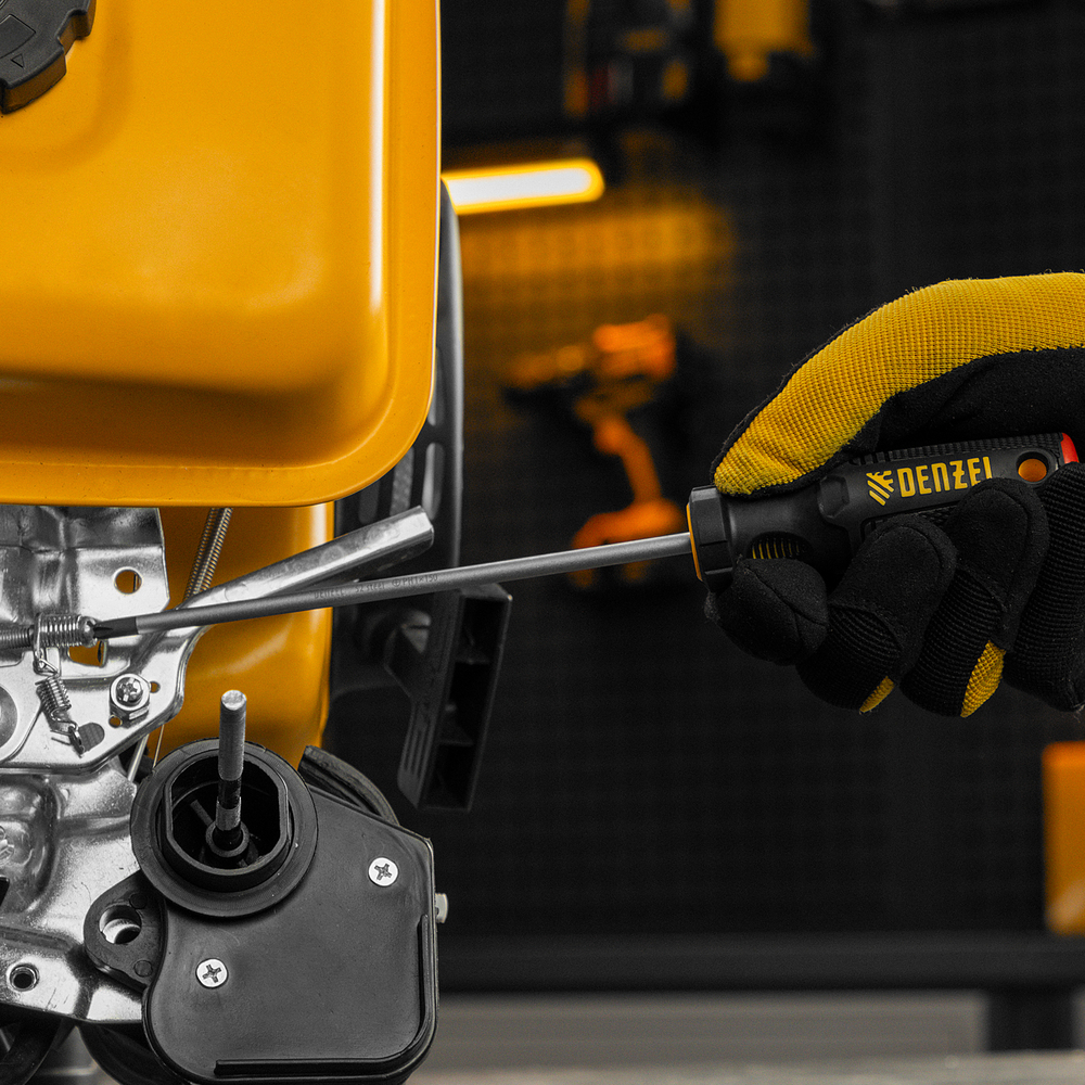 Отвертка, PH1х150 мм, S2, 3к рукоятка Denzel 121767