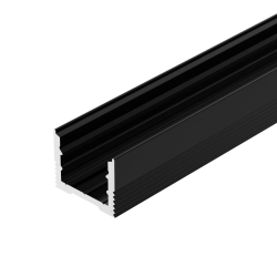 Профиль SL-SLIM-H13M-3000 BLACK (BY) (Arlight, Алюминий) 064821