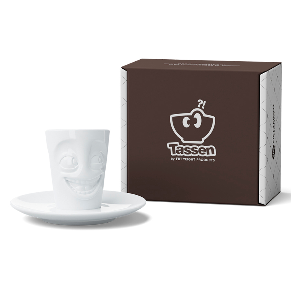 Кофейная пара joking, 80 мл, белая