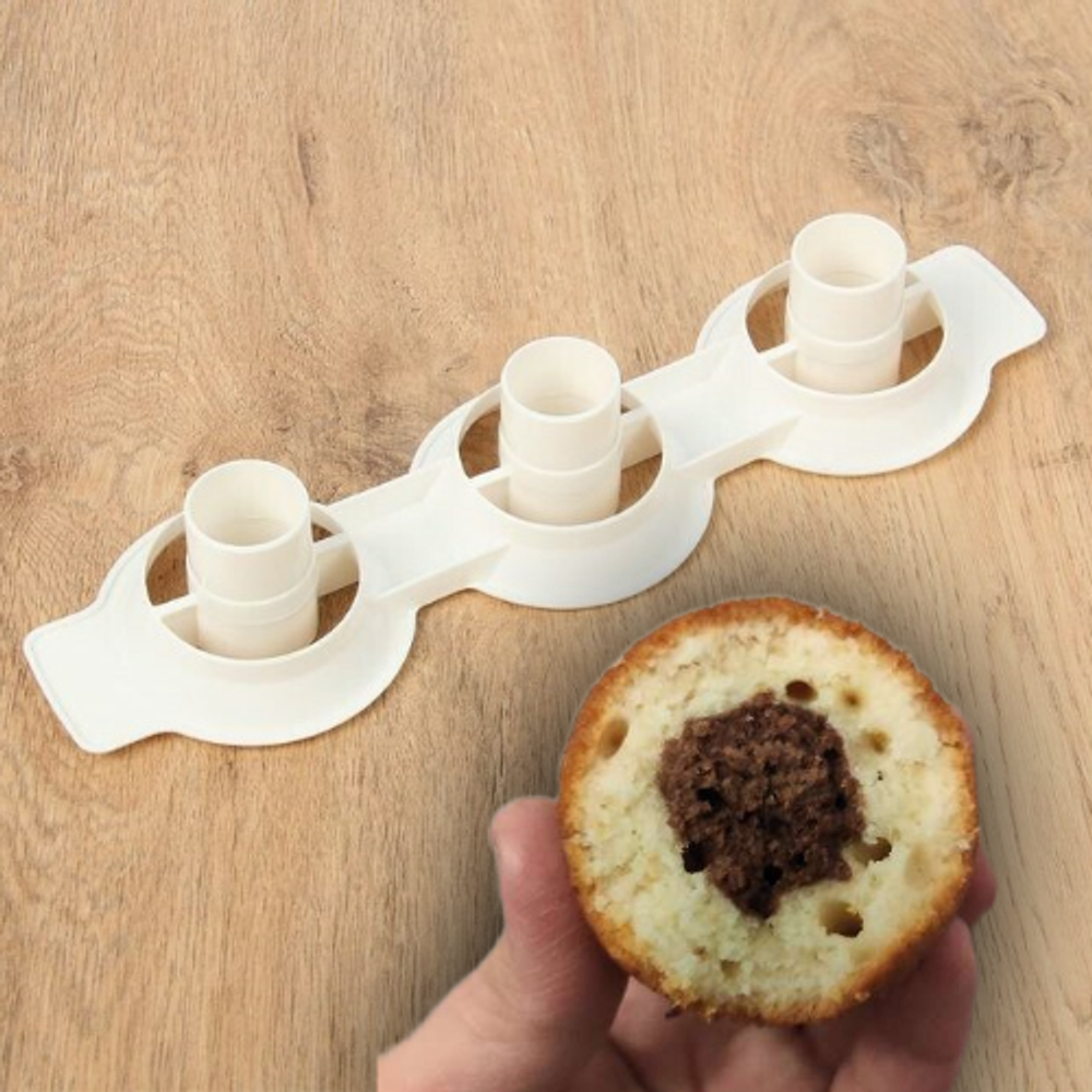 Вставка для изготовления двухцветных кексов. пластик