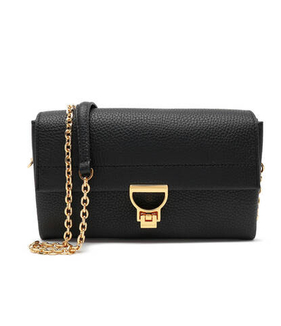 кожаная сумка-мессенджер arlettis Coccinelle - черный(E1 MD5 15 03 01)