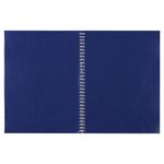 Тетрадь бумвинил, А5, 96 л., гребень, офсет №1, клетка, с полями, STAFF, СИНИЙ, 403415