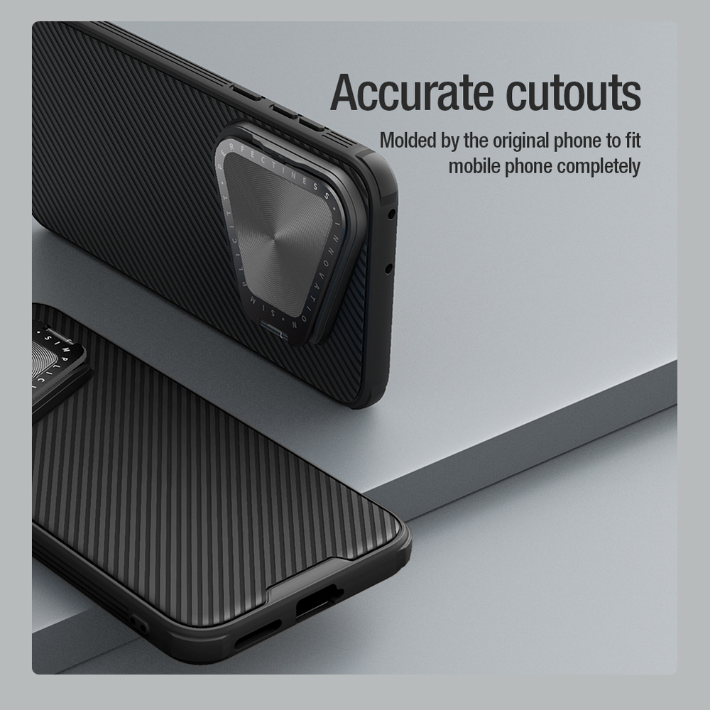 Чехол от Nillkin с металлической откидной крышкой для смартфона Huawei Pura 70, серия CamShield Prop Magnetic (с поддержкой магнитной беспроводной зарядки MagSafe)