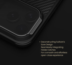 Чехол из карбона с MagSafe для iPhone 17 Pro, серия CarboProp Magnetic (версия с тонированной крышкой объектива) от Nillkin