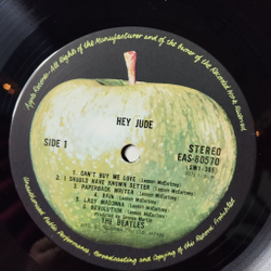 Винтажная виниловая пластинка LP The Beatles Hey Jude (Japan 1976) (Obi) Old Brown Shoe