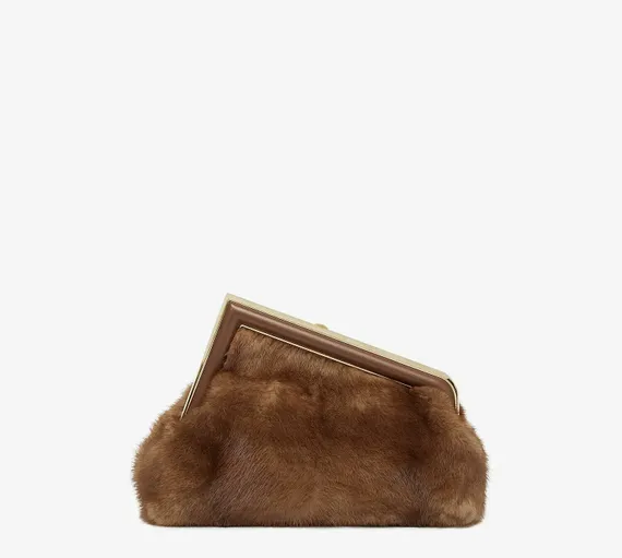 Сумка Fendi First Small коричневый