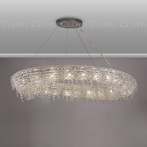 Люстра Cloyd HAYAO C16 / шир. 120 см - хром (арт.10888)