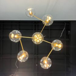 Люстра на штанге TEMPER L7 Gold