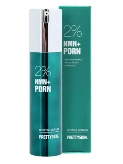 PrettySkin Serum Biotox Nmn+Pdrn 2% Сыворотка для лица омолаживающая, 50 гр