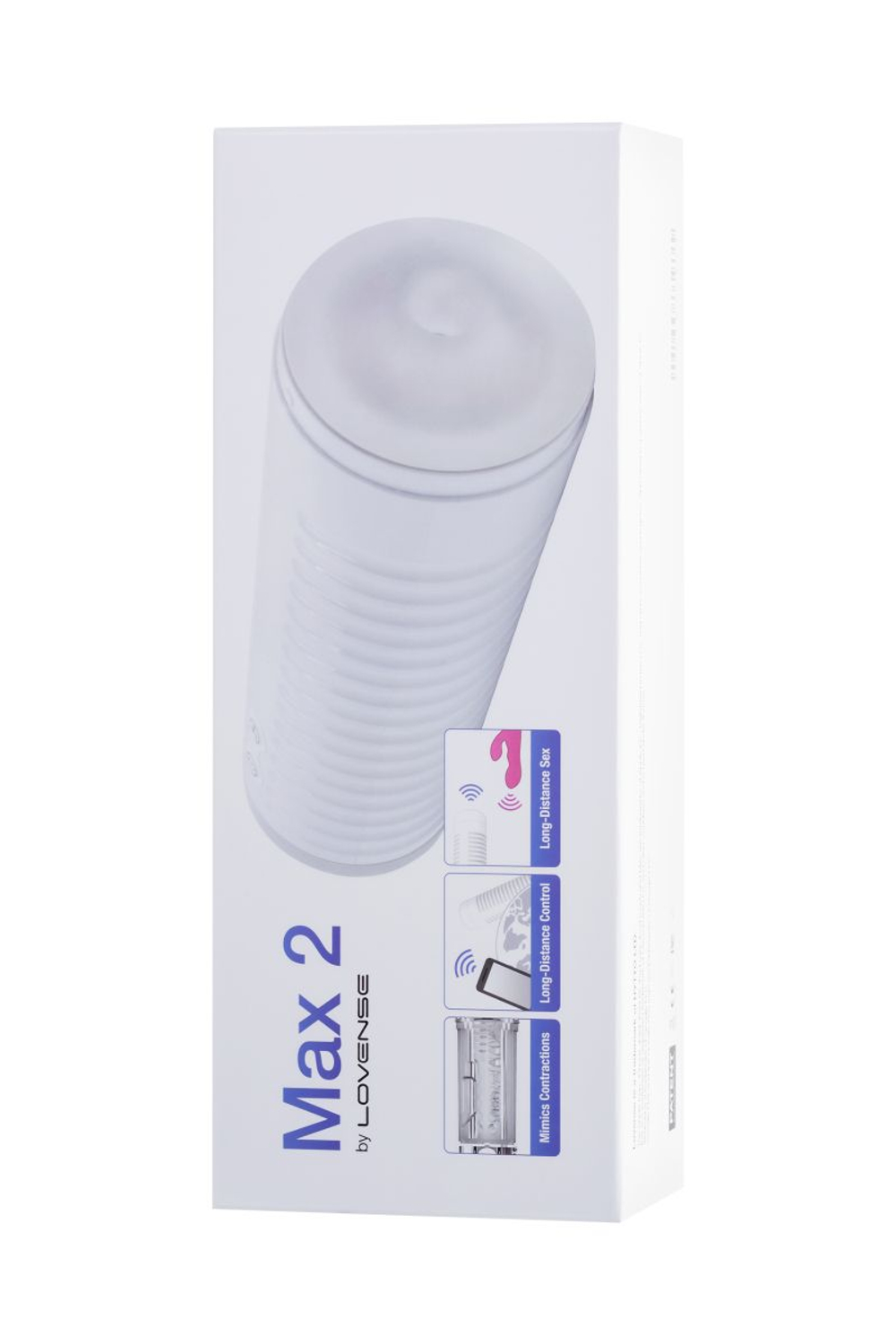Белый мастурбатор Lovense Max 2 (Цвет: белый)