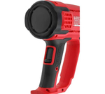 Фен технический WORTEX HG 6122 T в кор. + набор сопл 2000 Вт, 3 режима., 60-600 °С