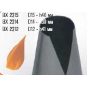 Насадка кондитер. "Конус" d=12 мм. h=41 мм. нерж. (34677)
