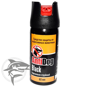 Перцовый баллончик Antidog BLACK 65мл