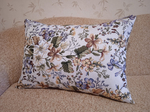 Декоративная гобеленовая наволочка для интерьерной подушки Цветочная поляна 68х47