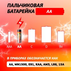 Батарейки Трофи LR6-10BL ENERGY POWER Alkaline