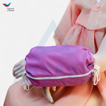 Чехол с открытой кистью на аппарат Илизарова. Ткань Сорочка. Цвет изделия - сиреневый, молния белая. Размер PPO 2