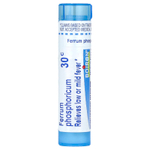 Boiron, Ferrum Phosphoricum, 30C, легкое средство для снятия лихорадки, прибл. 80 гранул