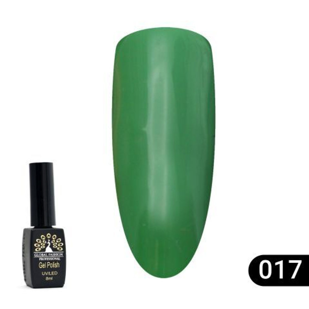 Гель лак Global Fashion Summer Light 017, 8 мл