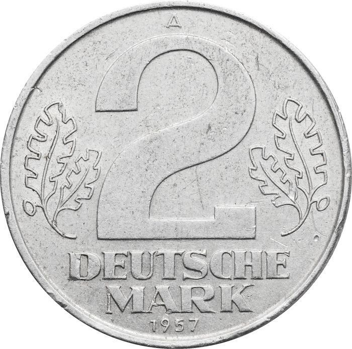 2 марки 1957 Германия (ГДР)