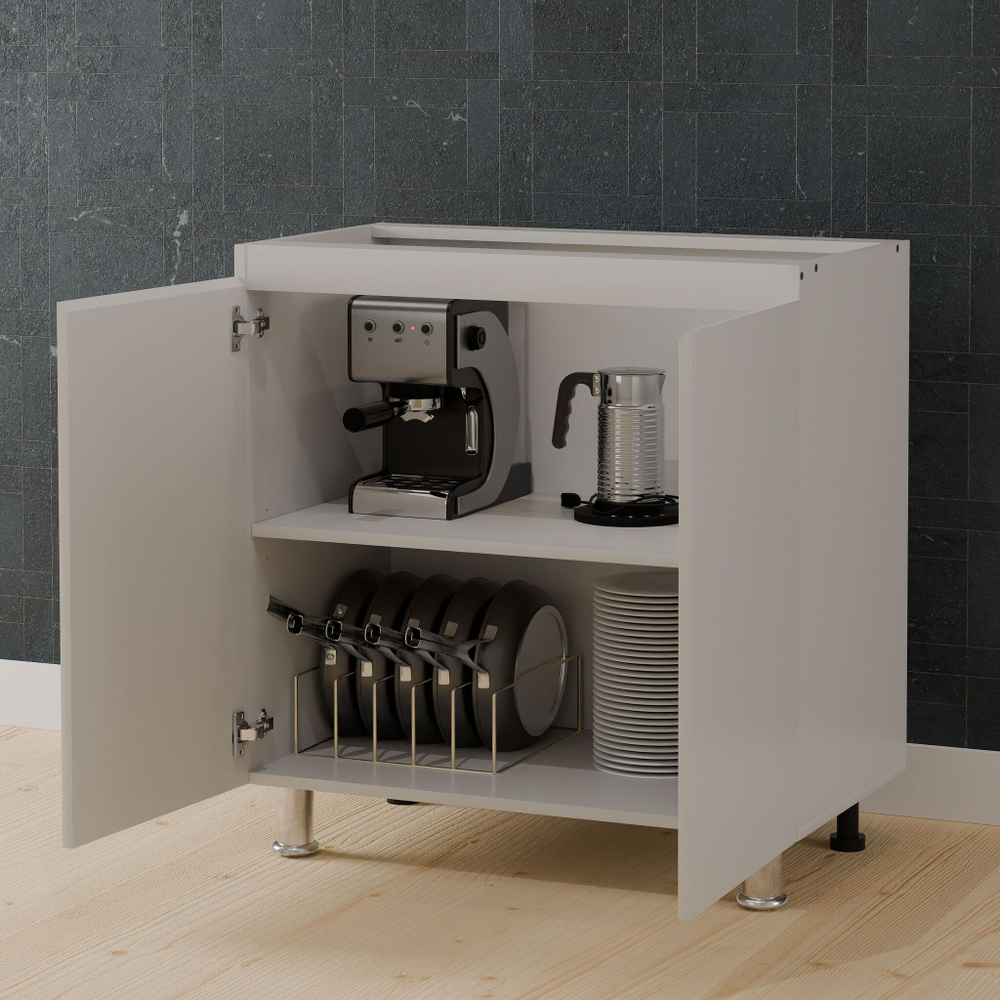 Кухонный модуль напольный 2 двери без столешницы 80х60х83 см