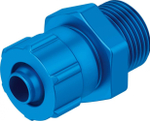 Штуцер ниппельный с накидной гайкой Festo CK-1/4-PK-9 (комплект 10 шт)
