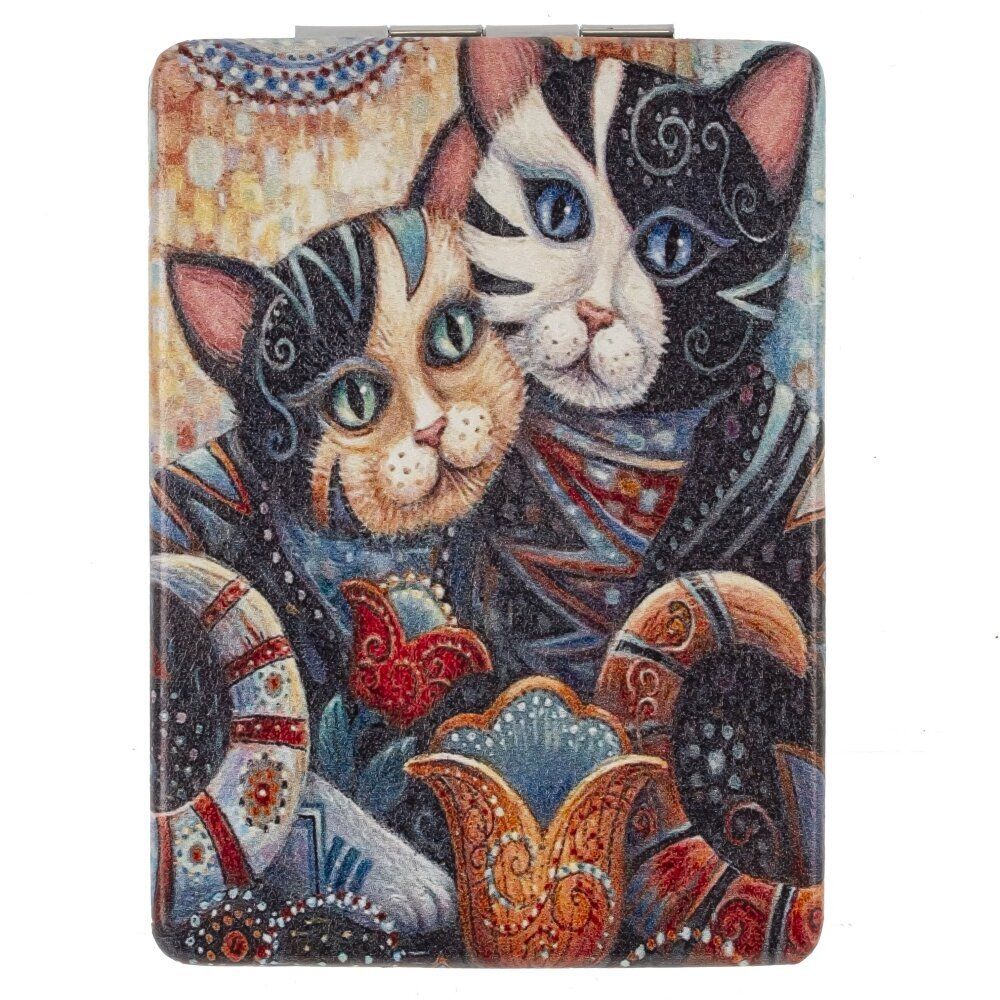 GAEM Зеркало карманное (блок 12шт), L6 W8,5 H1 см, 4в.