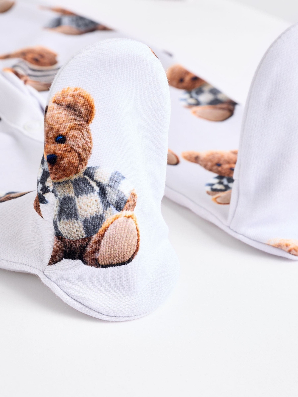 Комбинезон / Cлип для малышей Next N26-377, 3 шт., Бежевый, Серый, Белый