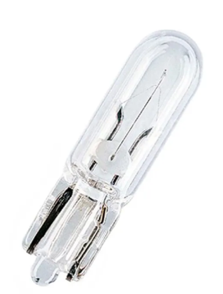 Автолампа  W 12-W 1,2W (W 1,2W) стек в щиток приборов (блошка) РarusAuto 10500бц\10