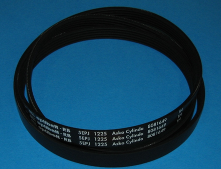 Ремень 1225 J5 Optibelt для стиральной машины Gorenje (Горенье) 1165мм - 268537 , в/з 41021973