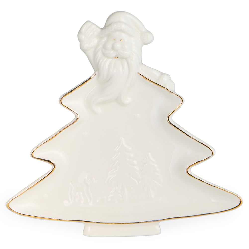 БЛЮДО СЕРВИРОВОЧНОЕ "ЕЛКА" 19*18*2 СМ