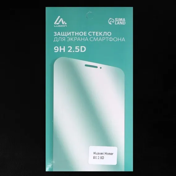Защитное стекло 2.5D LuazON для Honor 8X, полный клей