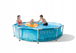 Каркасный бассейн Intex Beachside Metal Frame 305х76 см + фильтр-насос 1250 л/ч (28208)