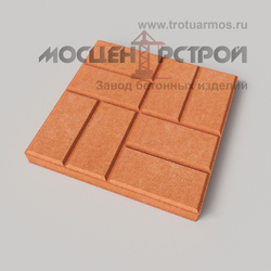 Тротуарная плитка 8 кирпичей 400х400х40