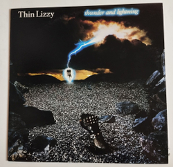 Винтажная виниловая пластинка LP Thin Lizzy Thunder And Lightning (Japan 1983) (No Obi)