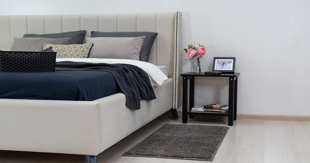 Мелисса (180)Кровать двойная арт. Тори 56 велюр (светло-бежевый)