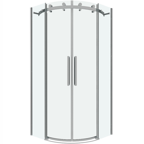 Душевой уголок Grossman Classic 100х100 301.K33.04.1010.10.00 профиль Хром стекло прозрачное