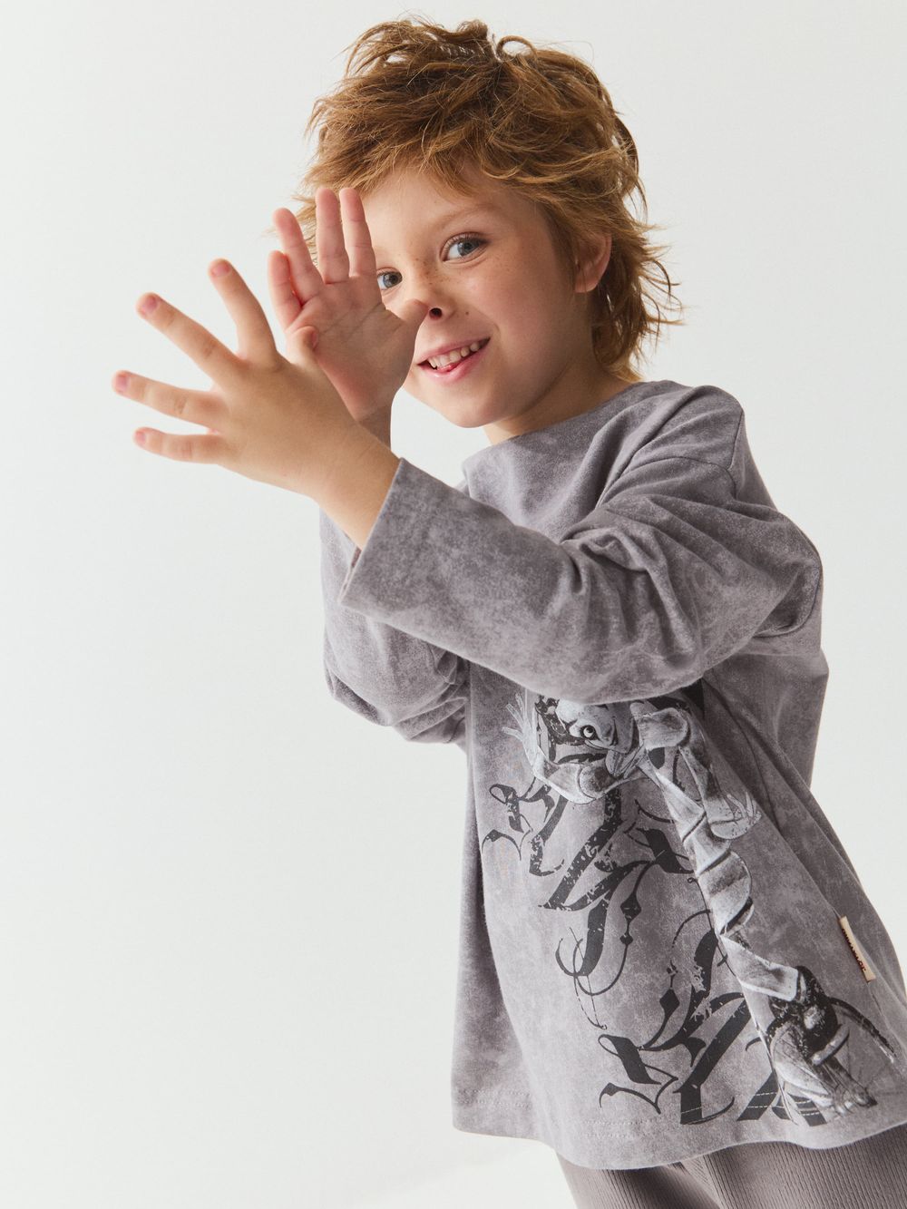 Лонгслив оверсайз "Арлекино"