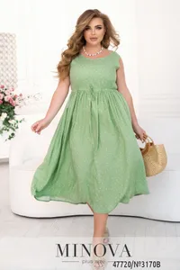 Платье 3170B-мятный Minova