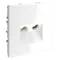 Розетка телевизионная встраиваемая VOLTUM S70 TV+RJ45 кат. 6, (белый глянцевый) vls060701