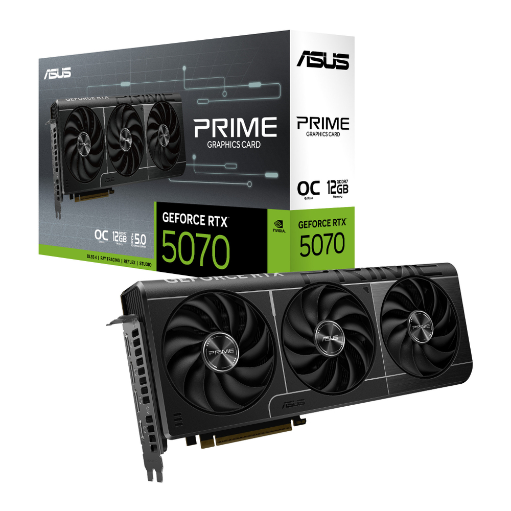Видеокарта PCI-E ASUS GeForce RTX 5070 PRIME OC (PRIME-RTX5070-O12G)